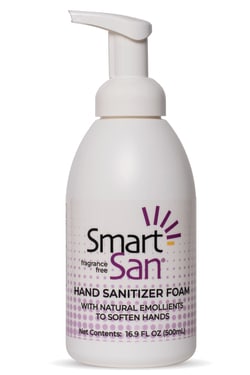 BEST SANITIZERS Smart-San Hand Sanitizer Foam is engineered to meet the